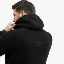 Sherpa Hoodie Men Caviar -KIN Clothing Style Shop 00277c89 513e 4787 a39b e2aa62167df7