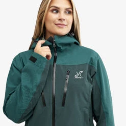 Silence Proshell Jacket Women Deep Teal 2.0 -KIN Clothing Style Shop 02b2474e 502a 4e51 8957 3bc100e85106