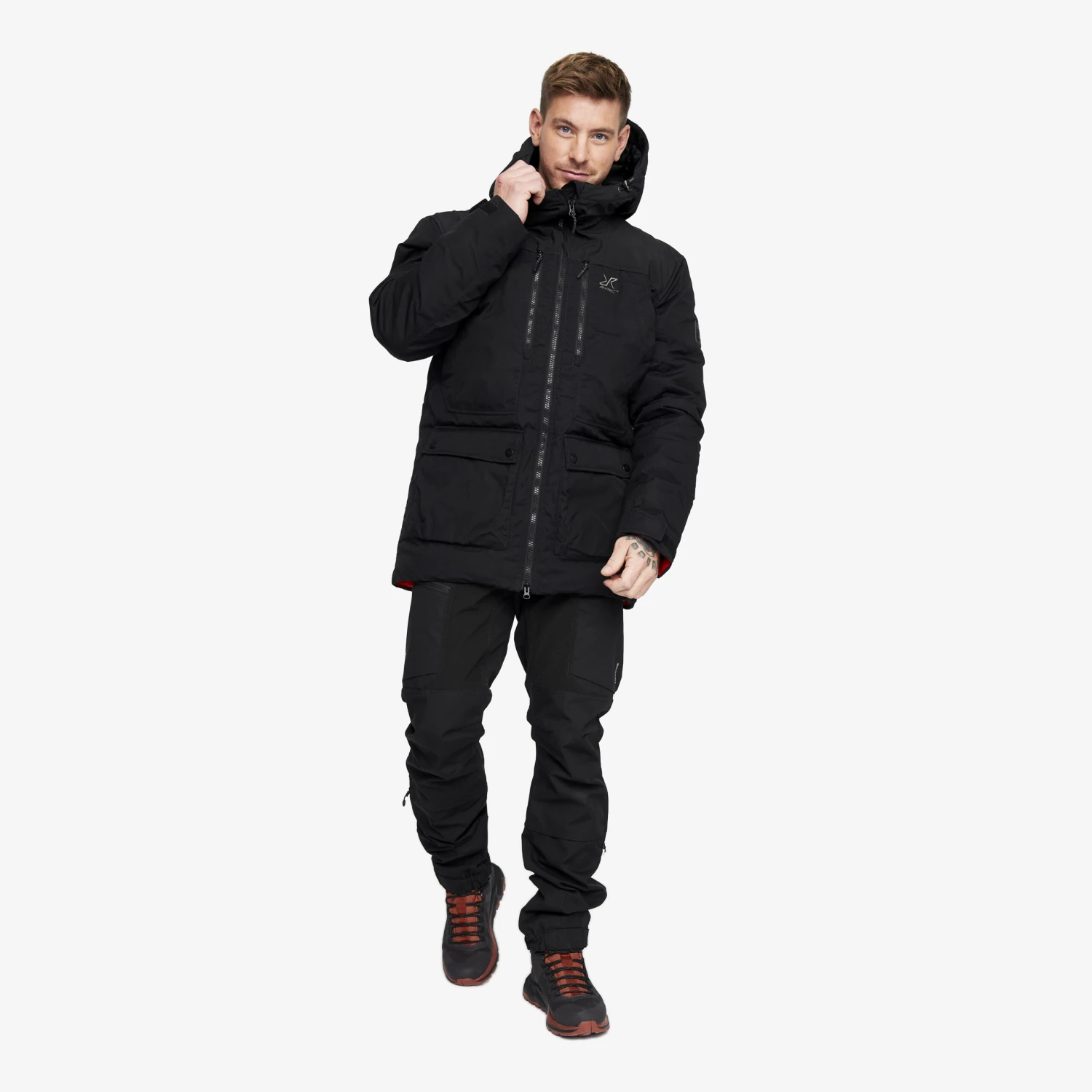 Outdoor Parka Men Black 4 Outdoor Parka Men Black - Image 2