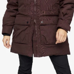 Outdoor Parka Women Dark Vintage Rose -KIN Clothing Style Shop 1643a347 97d9 4fa8 b768 6e89f366a0d0