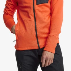 Illusion Hoodie Men Mandarin Red -KIN Clothing Style Shop 1706d803 abd1 49d4 a585 a87b621c076e