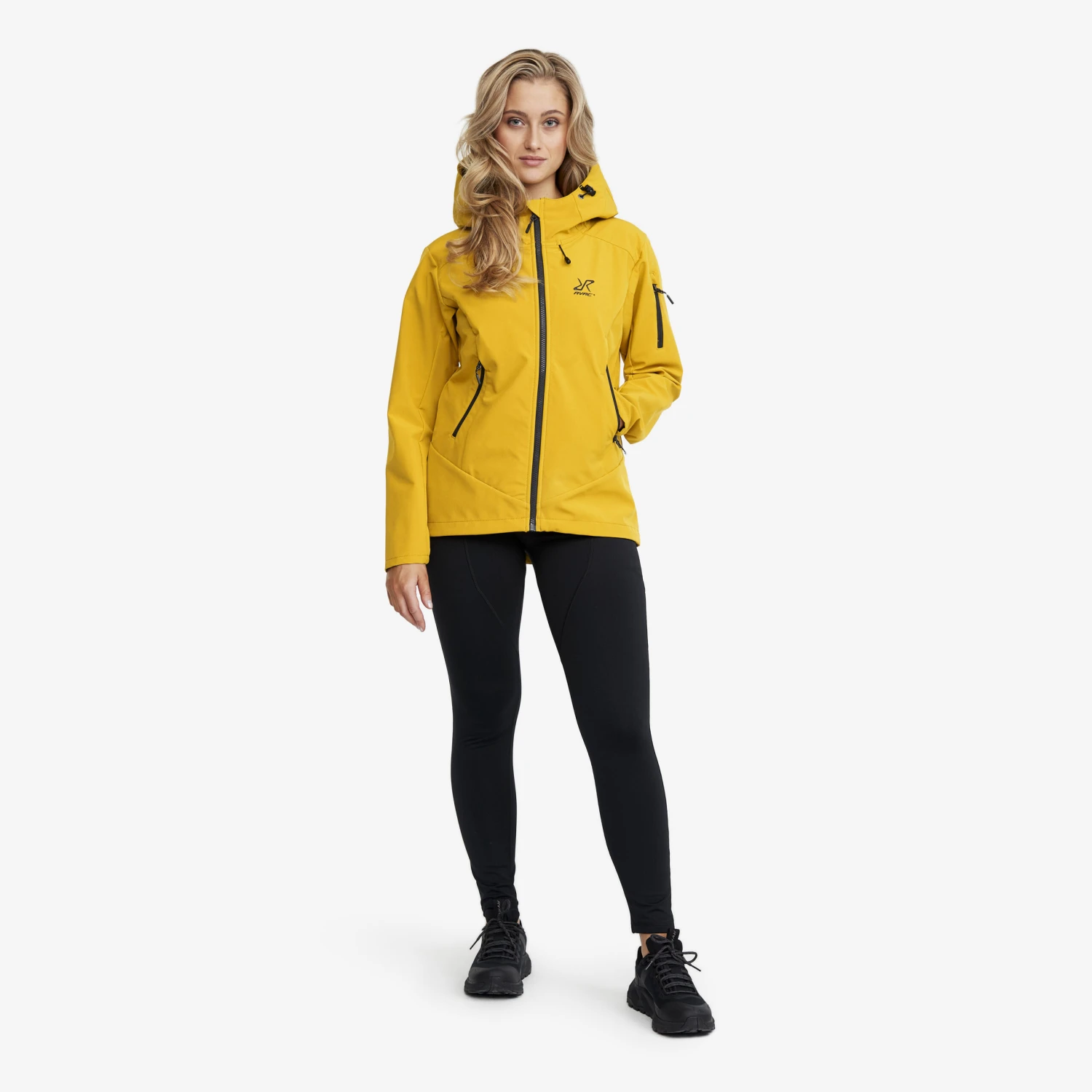 Reckon Softshell Jacket Women Lemon Curry 4 Reckon Softshell Jacket Women Lemon Curry - Image 2