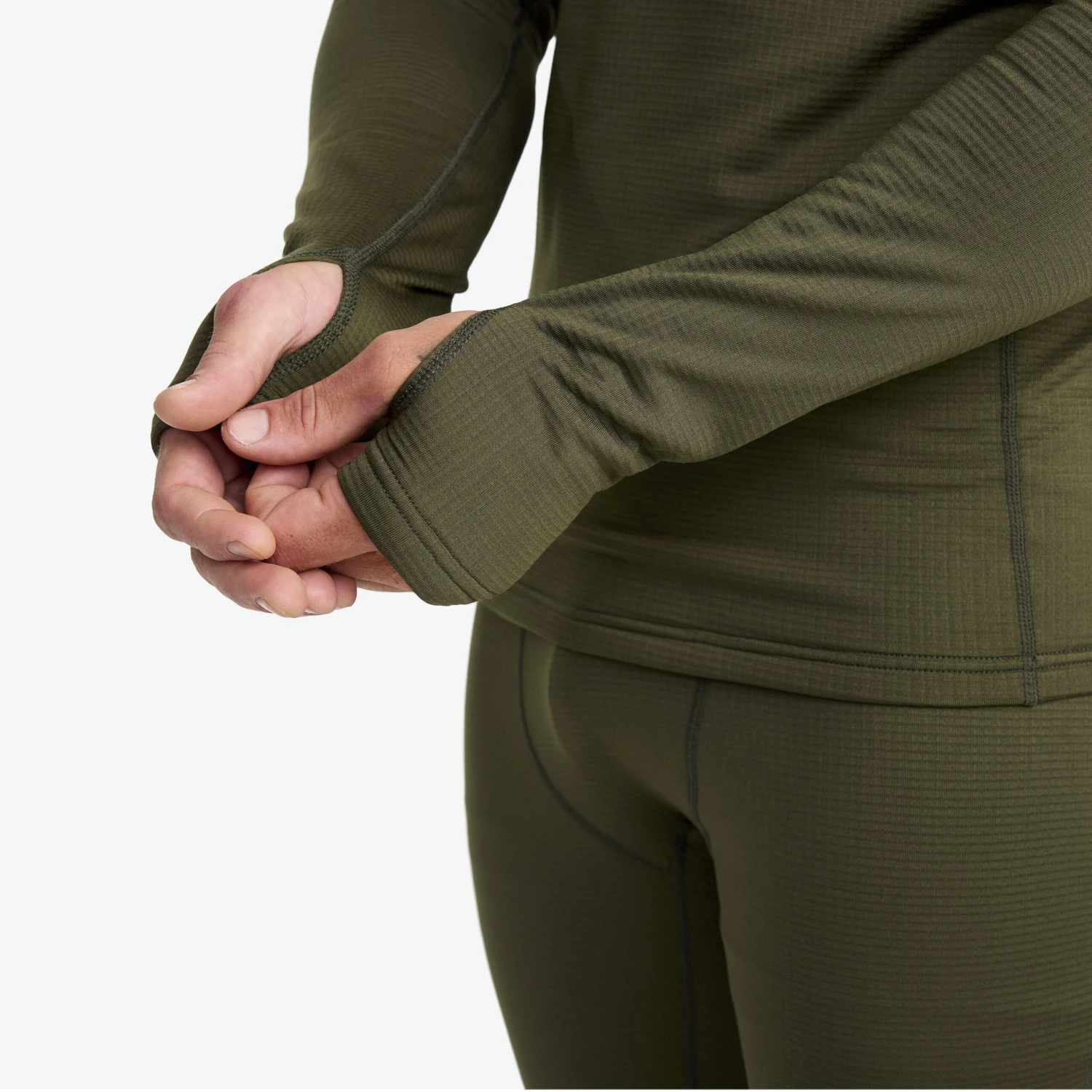 Waffle 1/2 Zip Baselayer Top Men Grape Leaf 7 Waffle 1/2 Zip Baselayer Top Men Grape Leaf - Image 5