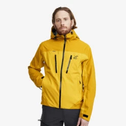 Silence Proshell Jacket Men Lemon Curry