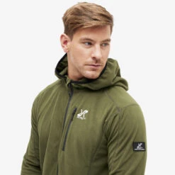 Trekker Hoodie Men Dark Olive -KIN Clothing Style Shop 20e44abd 4ad4 4b97 871b 91f463a918db