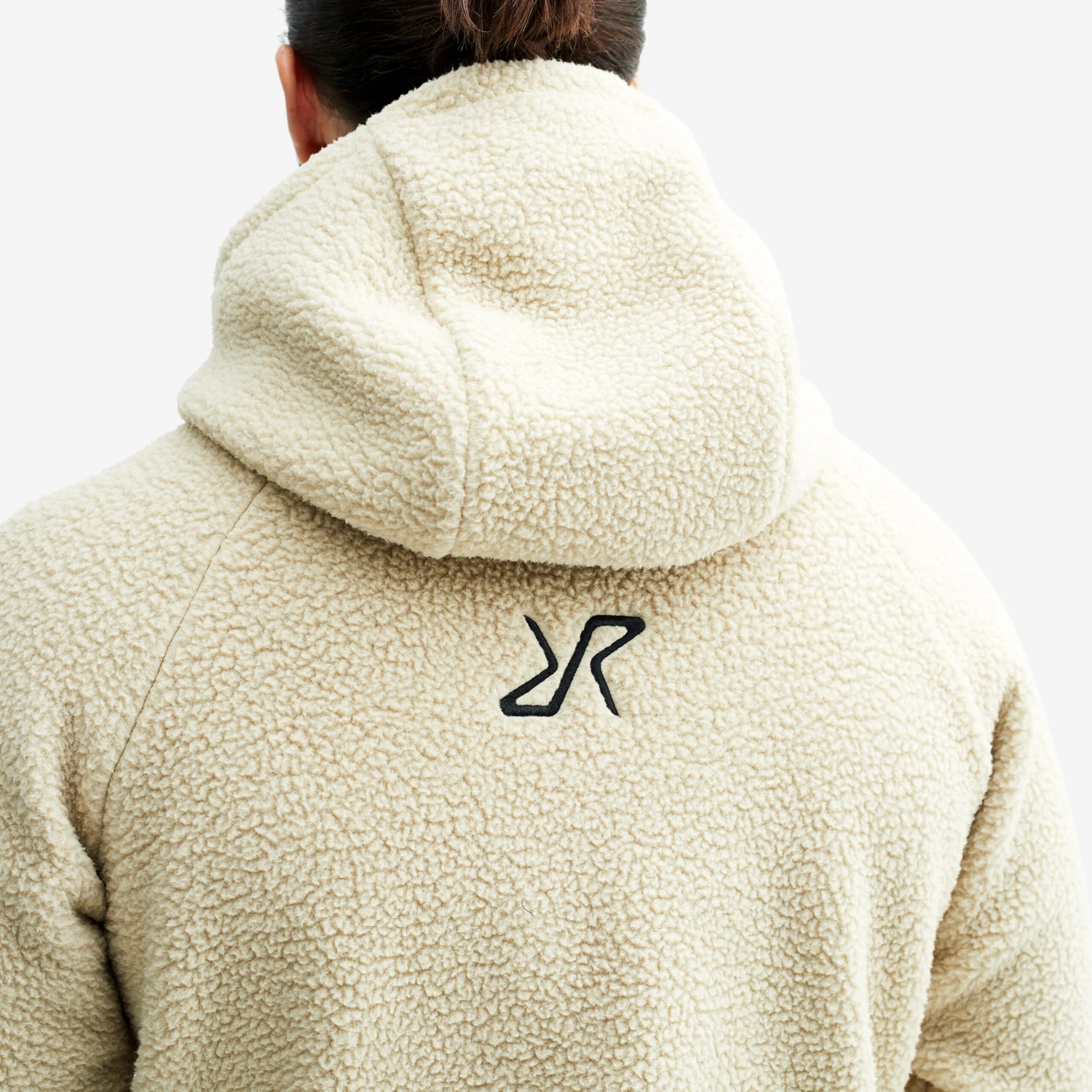 Sherpa Hoodie Men Beige Khaki 7 Sherpa Hoodie Men Beige Khaki - Image 5