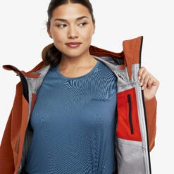 Cyclone Rescue Jacket 2.0 Women Rusty Orange -KIN Clothing Style Shop 4121bbf5 7a17 48d2 8034 058dd6e4daaa