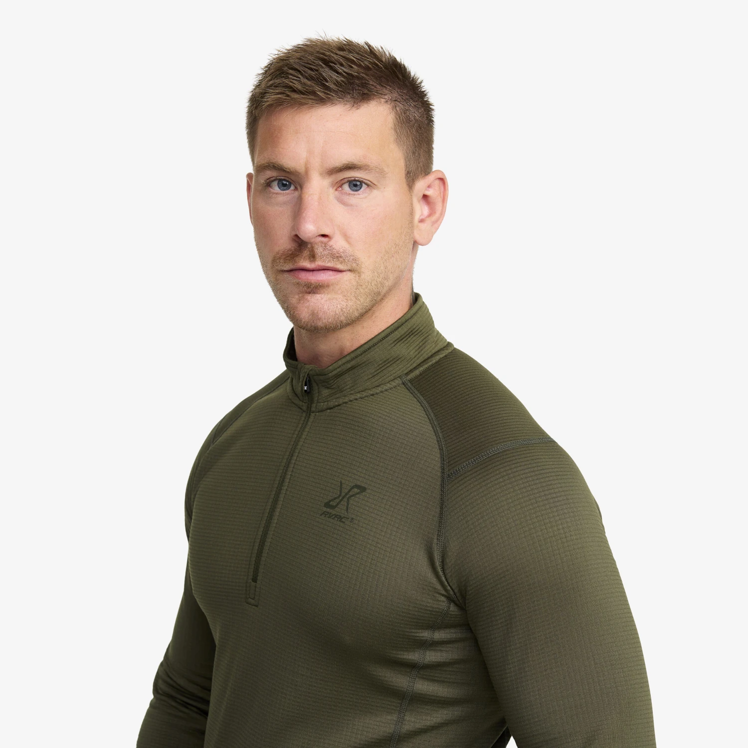 Waffle 1/2 Zip Baselayer Top Men Grape Leaf 6 Waffle 1/2 Zip Baselayer Top Men Grape Leaf - Image 4