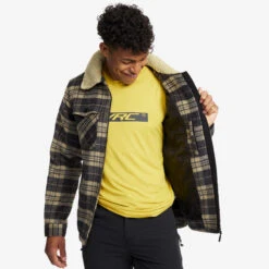 Lumber Jacket Men Anthracite/Coriander -KIN Clothing Style Shop 49adcb0f 1745 45d8 8477 65683a3021fe