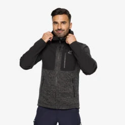 Wander Pro Wool Hoodie Men Anthracite