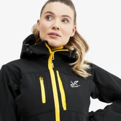 Hiball Jacket Women Black/Yellow -KIN Clothing Style Shop 4a1a73d8 f827 4e24 87e0 8ba28b2a8a1f