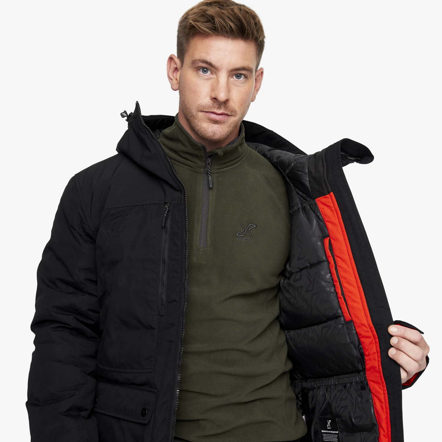 Outdoor Parka Men Black 12 Outdoor Parka Men Black - Image 10