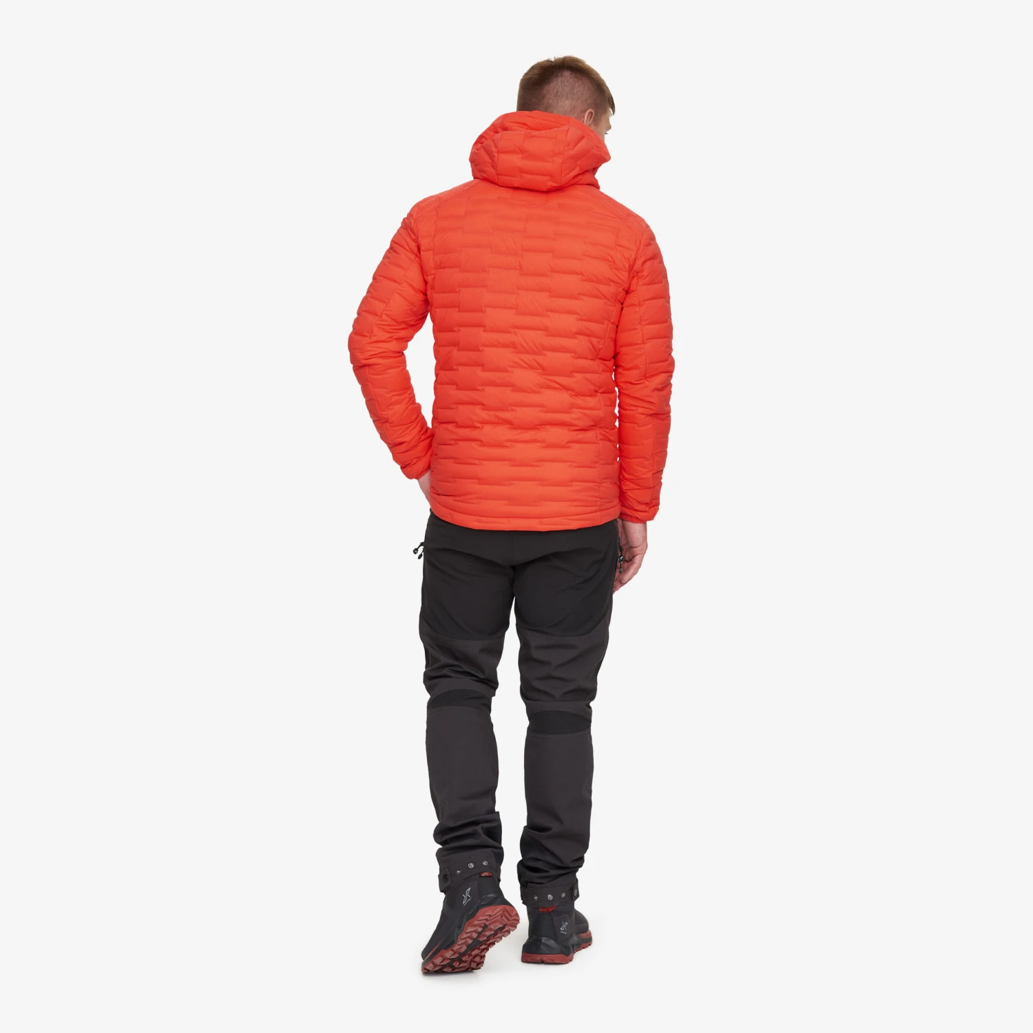 Flex Down Jacket Men Mandarin Red 5 Flex Down Jacket Men Mandarin Red - Image 3
