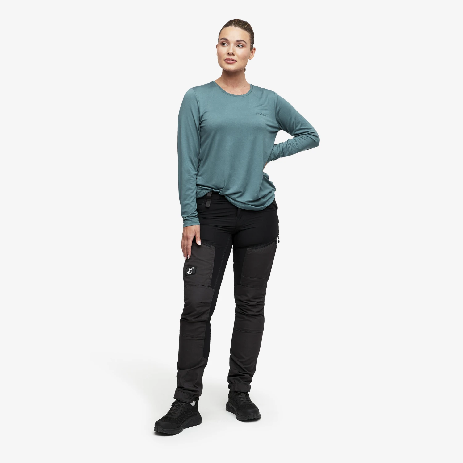 Vagabond Long Sleeve Tee Women Ocean Teal 4 Vagabond Long Sleeve Tee Women Ocean Teal - Image 2