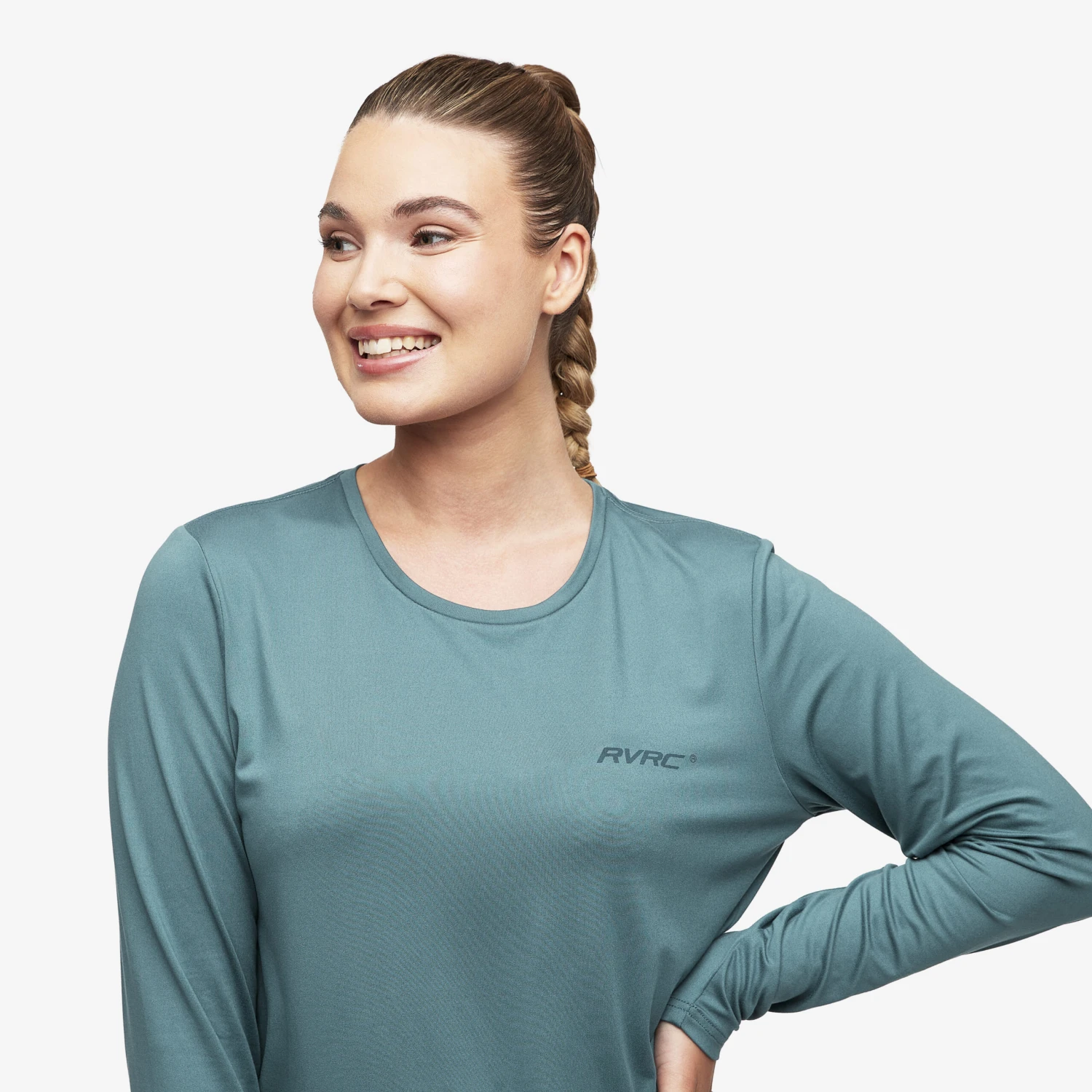 Vagabond Long Sleeve Tee Women Ocean Teal 6 Vagabond Long Sleeve Tee Women Ocean Teal - Image 4