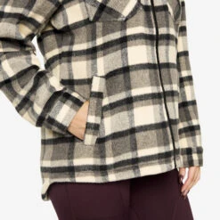 Lumber Jacket Women Tofu/Anthracite -KIN Clothing Style Shop 5738c59a 0dee 48eb 83f0 f01d58ad93fd