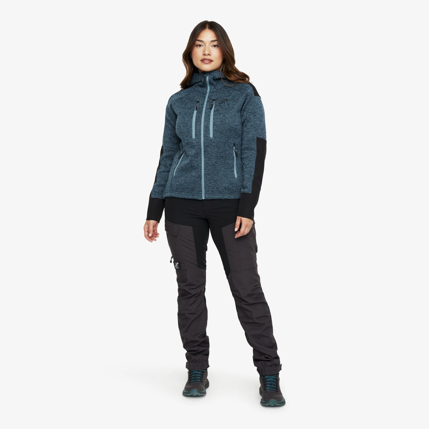 Tornado Hoodie Women Ocean Teal 4 Tornado Hoodie Women Ocean Teal - Image 2