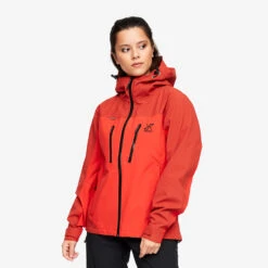 Silence Proshell Jacket Women Molten Lava