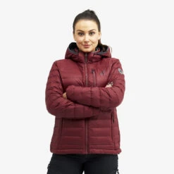 Helium Down Jacket Women Bison Red