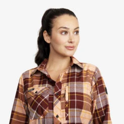 Flannel Shirt Women Toasted Nut -KIN Clothing Style Shop 6e90d92c 0840 4591 8c84 db0031230303