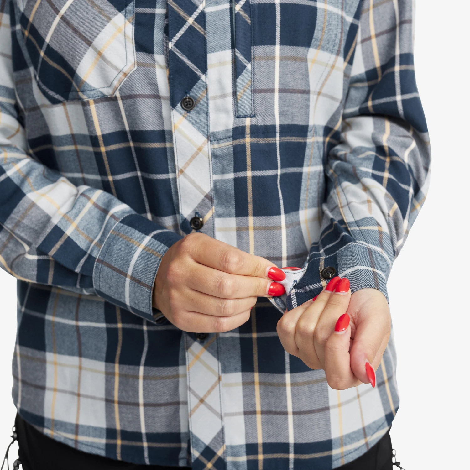 Flannel Shirt Women Moonlit Ocean/Blueberry 9 Flannel Shirt Women Moonlit Ocean/Blueberry - Image 7