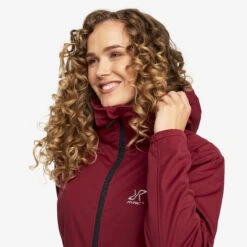 Hybrid Jacket 3.0 Women Tibetian Red -KIN Clothing Style Shop 779e9e45 7df3 4e03 9891 24d96e9d59ed
