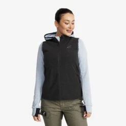 Essential Fleece Vest Women Black