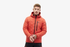 Flex Down Jacket Men Paprika