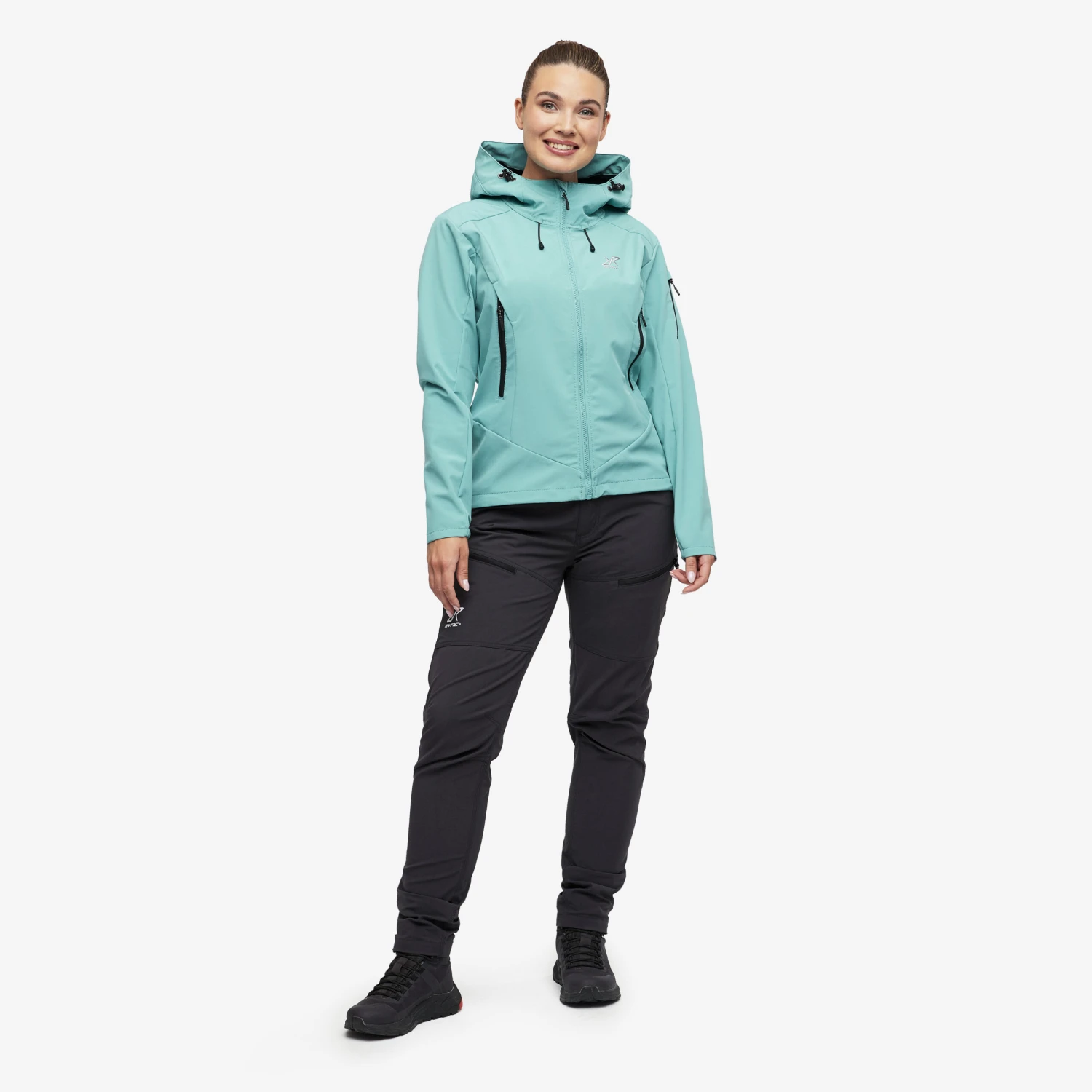 Reckon Softshell Jacket Women Porcelain 4 Reckon Softshell Jacket Women Porcelain - Image 2