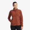 Essential Full-zip Fleece Women Smoked Paprika -KIN Clothing Style Shop 81d523e6 b06f 44fa ace3 e44f7e1eb9ef