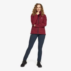 Hybrid Jacket 3.0 Women Tibetian Red -KIN Clothing Style Shop 8938a104 496a 4265 9348 67e6afc35509