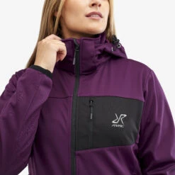 Hybrid Jacket 2.0 Women Dark Purple Rain -KIN Clothing Style Shop 918ed97b c142 4466 9d56 3821db44980a