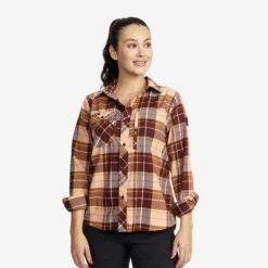 Flannel Shirt Women Toasted Nut