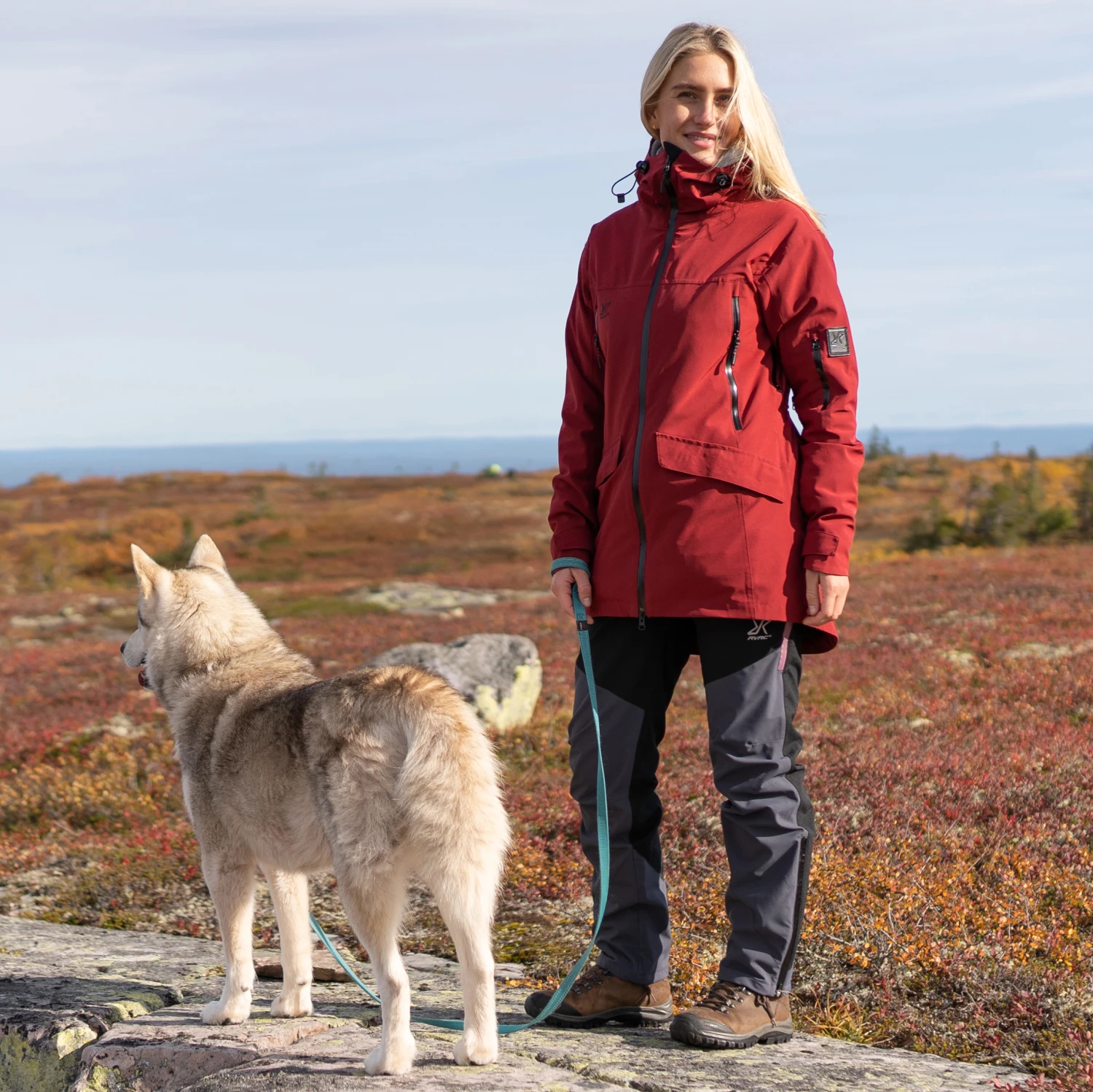 Monsoon Jacket Women Chilli 4 Monsoon Jacket Women Chilli - Image 2