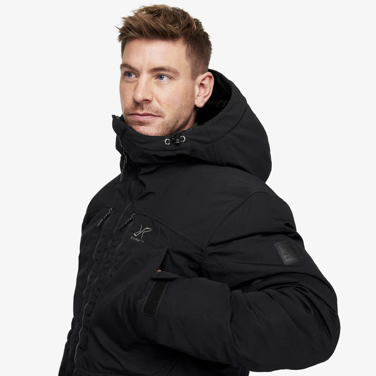 Outdoor Parka Men Black 6 Outdoor Parka Men Black - Image 4