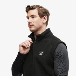 Sherpa Vest Men Caviar -KIN Clothing Style Shop a0c109b1 1cca 41bb ab80 9f14ee5cd642