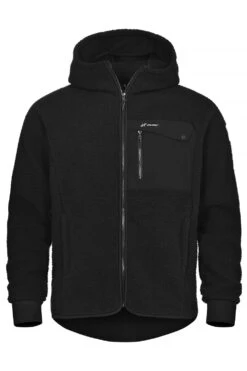 Sherpa Hoodie Men Caviar -KIN Clothing Style Shop a10c44ec 7228 442a 9a6f 001fb4475897