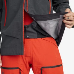 Atlas 3L Ski Jacket Men Anthracite -KIN Clothing Style Shop ab122691 dbd8 4ed0 850b 2c3906344019