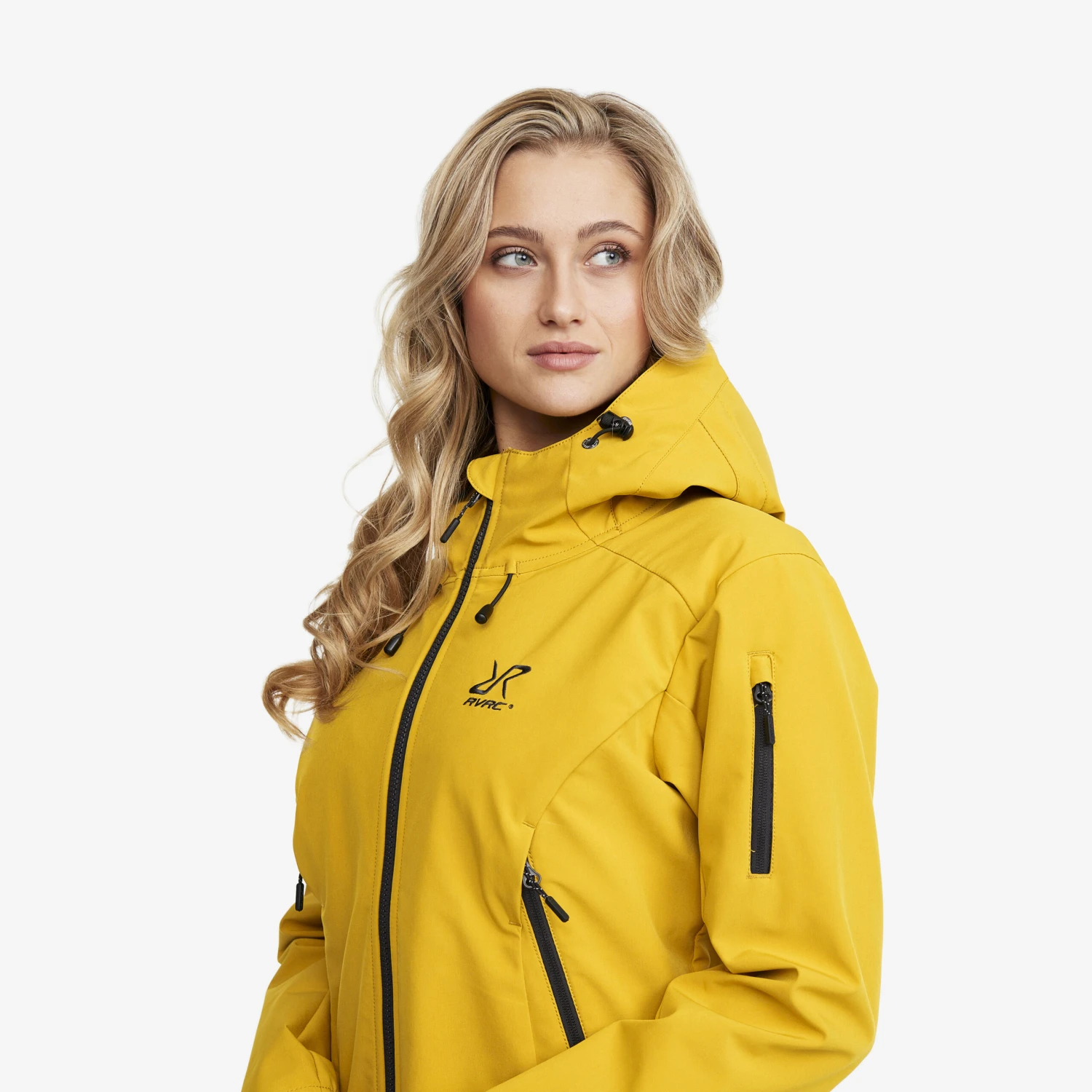 Reckon Softshell Jacket Women Lemon Curry 6 Reckon Softshell Jacket Women Lemon Curry - Image 4