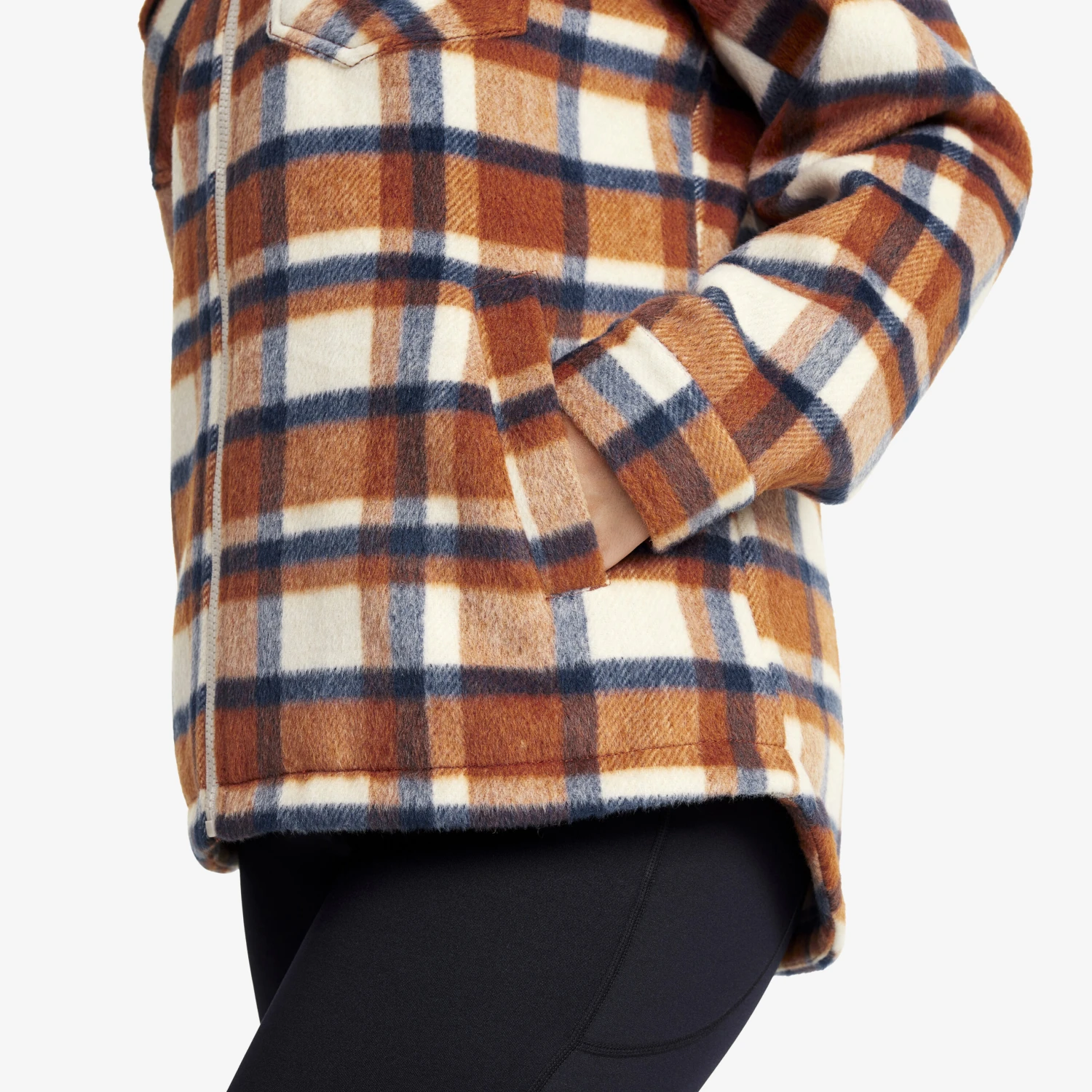 Lumber Jacket Women Rusty Orange/Oatmeal 7 Lumber Jacket Women Rusty Orange/Oatmeal - Image 5