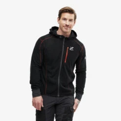 Trekker Hoodie Men Black