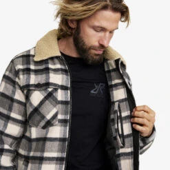 Lumber Jacket Men Tofu/Anthracite -KIN Clothing Style Shop c1e3c8f6 0e13 4122 bc9c 26ed388af33e