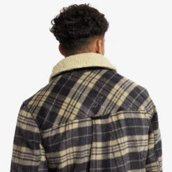 Lumber Jacket Men Anthracite/Coriander -KIN Clothing Style Shop cd3697fb 1e31 46a3 9e3d 3658282ce121