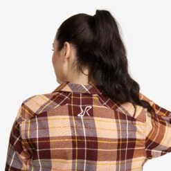 Flannel Shirt Women Toasted Nut -KIN Clothing Style Shop cda3f2ab f705 4ab6 9349 bc799be7517e
