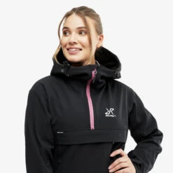 Hiball Anorak Women Black/Pink -KIN Clothing Style Shop d58349d8 68c3 4ba4 b4ad caf2823ee4f3