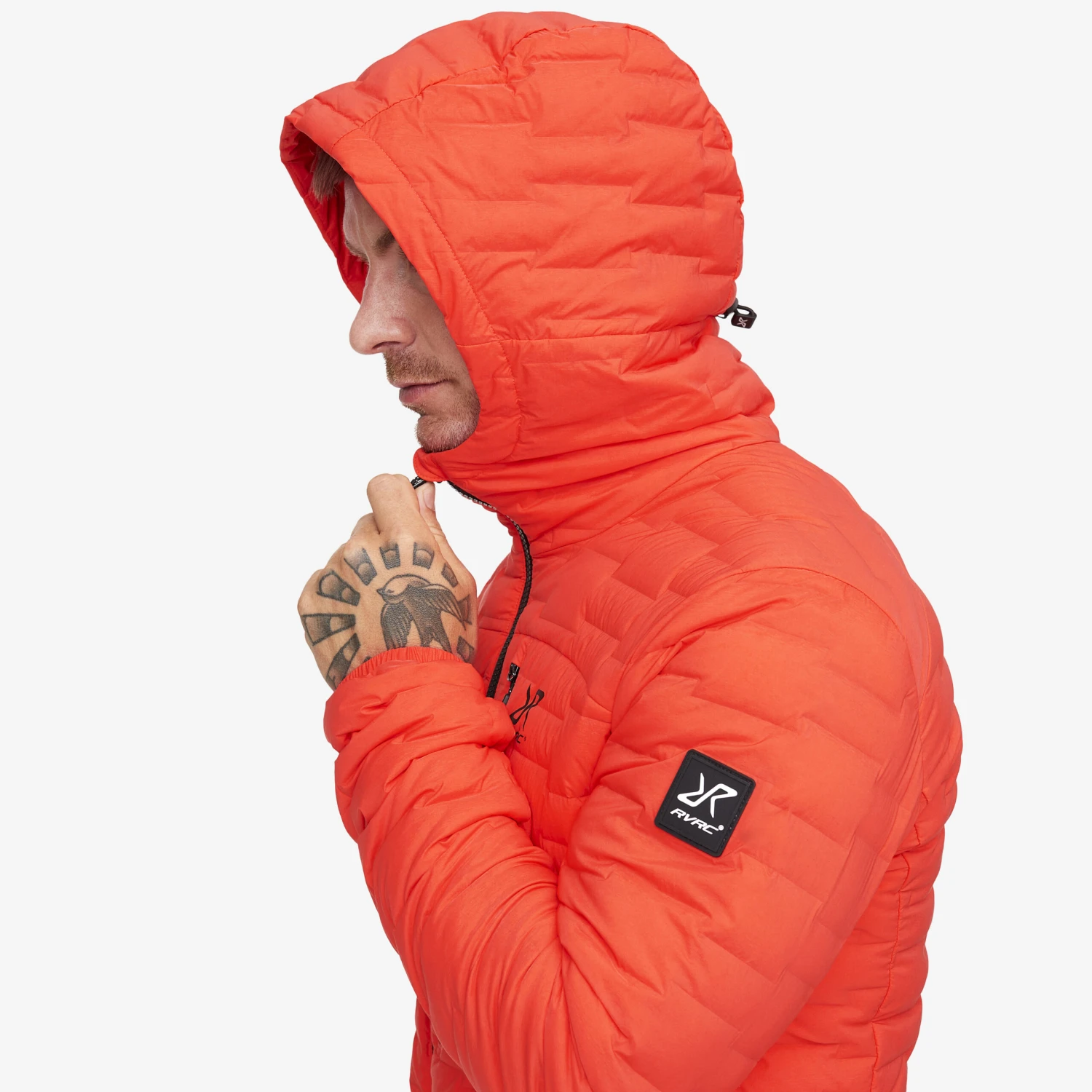 Flex Down Jacket Men Mandarin Red 7 Flex Down Jacket Men Mandarin Red - Image 5