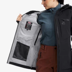 Cyclone Long 3L Jacket Women Black -KIN Clothing Style Shop e428b4b6 0056 4e1c 8b5b c96eccc71d4a