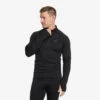 Waffle 1/2 Zip Baselayer Top Men Black -KIN Clothing Style Shop e8bc59c4 dbd8 4c3e be67 3331ac6a4337
