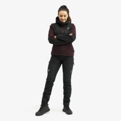 Wander Pro Wool Hoodie Women Bison Red -KIN Clothing Style Shop ed1c80ea 5913 49a5 a4b2 ba413bbc9611