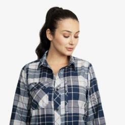 Flannel Shirt Women Moonlit Ocean/Blueberry 12 Flannel Shirt Women Moonlit Ocean/Blueberry -KIN Clothing Style Shop ee7b7b86 13d9 46f5 83fa 3c7a969626d2